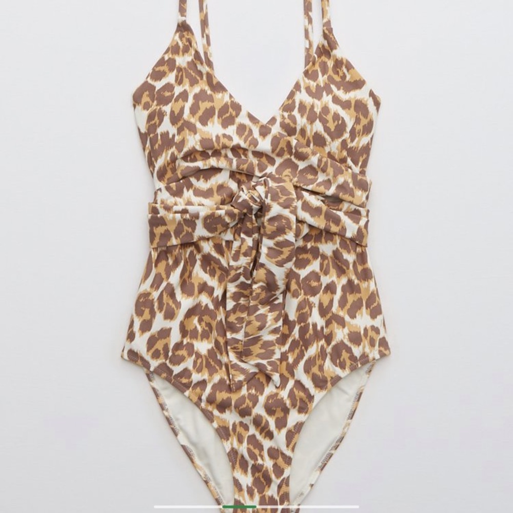 Aerie One Piece Wrap Bathing Suit